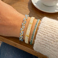 Blue bracelet stack set