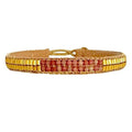BAMBOO STONES 2 ROW BRACELET