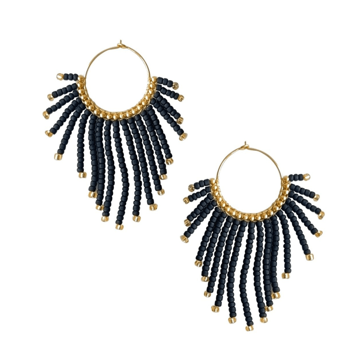 EARRING GABRIEL BLACK