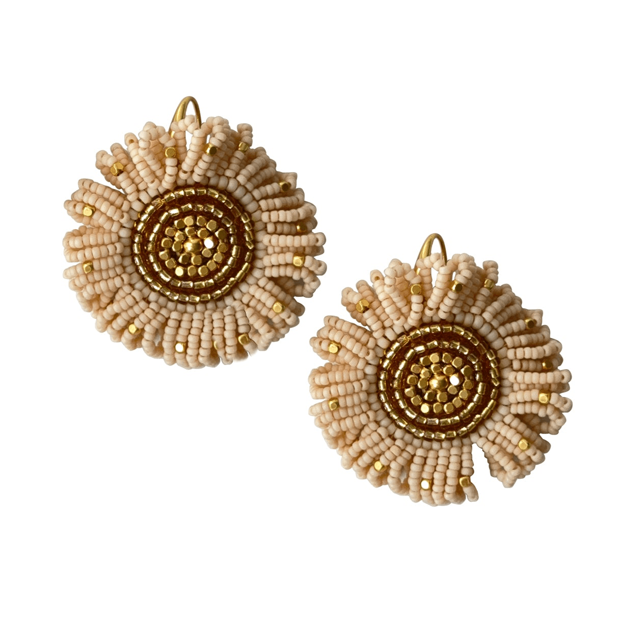 EARRING MALA ANTIQUE BEIGE