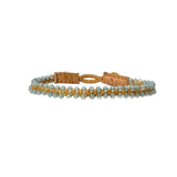 BRACELET CAP PURE - BLUE CHALCEDONY