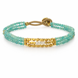 LULU LILY BRACELET - AMAZONITE