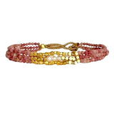 LULU LILY BRACELET - PINK TOURMALIN