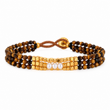 LULU LILY BRACELET - TIGER EYE