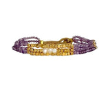 LULU LILY BRACELET - AMETHYST