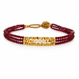 LULU LILY BRACELET - RUBY