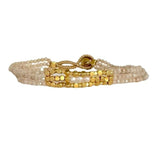 LULU LILY BRACELET - CHAMPAGNE QUARTZ
