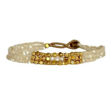 LULU LILY BRACELET - MOTHER OF PEARL