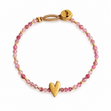 BRACELET LULU ROSIE - PINK TOURMALIN