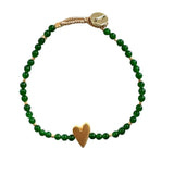 BRACELET LULU ROSIE - GREEN JADE