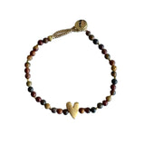 BRACELET LULU ROSIE - BROWN JASPER
