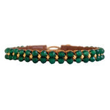 BEE BRACELET - GREEN JADE