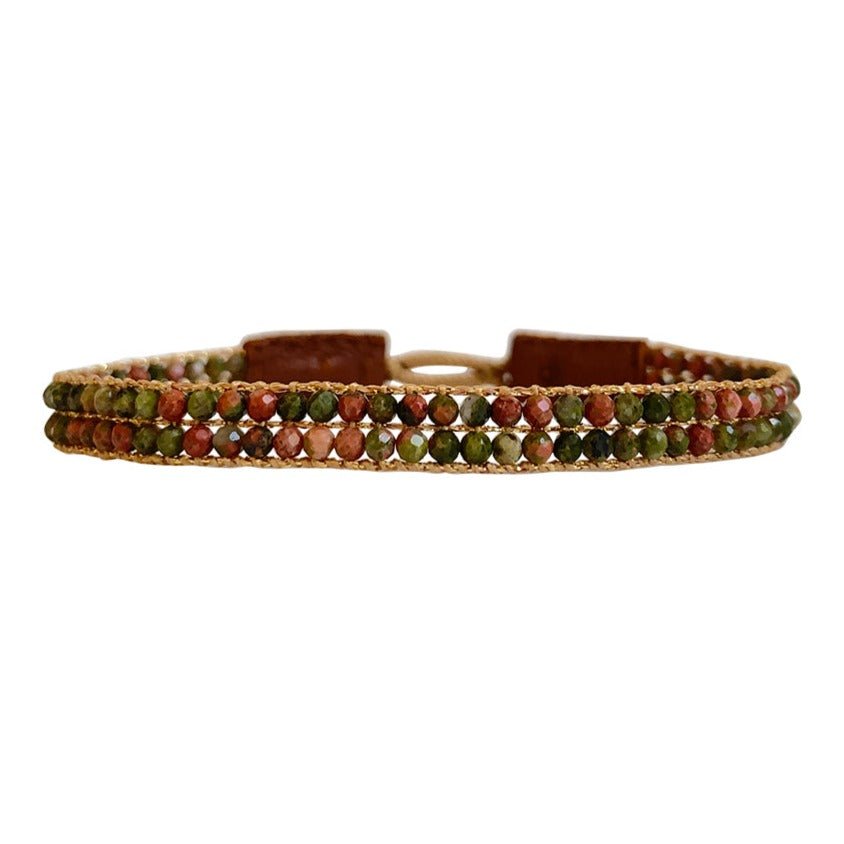 BRACELET CAP LISE UNAKITE