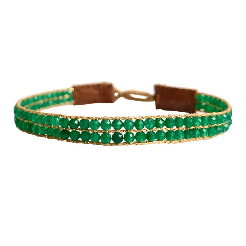 BRACELET CAP LISE GREEN JADE