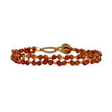 JILL JAKE BRACELET - BROWN GARNET