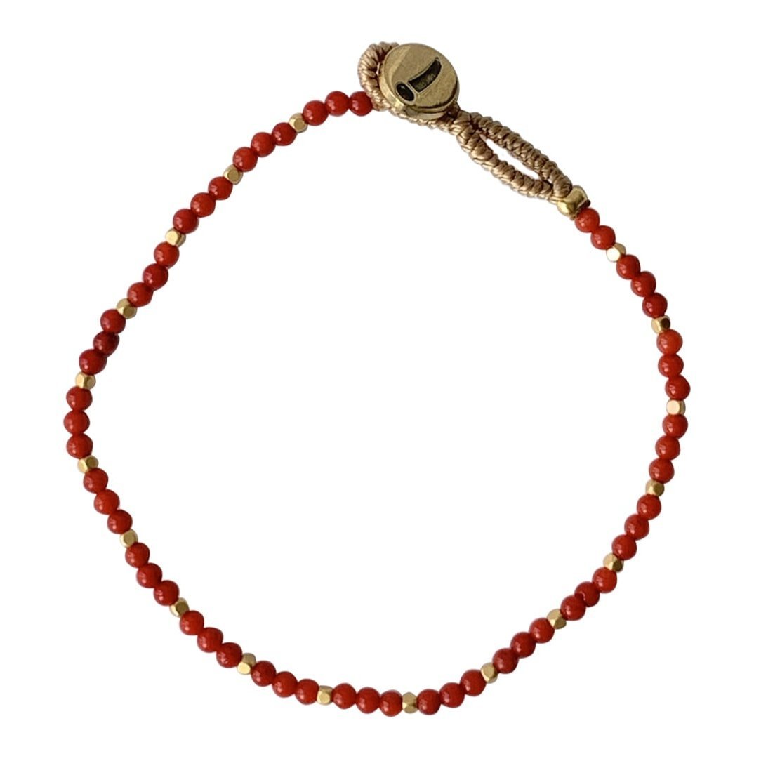 LULU STONE DOT RED JADE