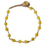 LULU SARAH BRACELET - YELLOW JADE