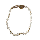 LULU SARAH BRACELET - CRYSTAL QUARTZ