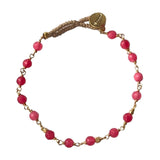 LULU SARAH BRACELET - CHERRY QUARTZ