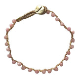 LULU FINE BRACELET - PINK OPAL