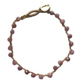 LULU FINE BRACELET - PINK TOURMALIN