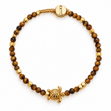 BRACELET LULU TURTLE - TIGER EYE