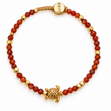 BRACELET LULU TURTLE - CARNELIAN