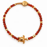 BRACELET LULU TURTLE - CARNELIAN
