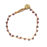 LULU FINE BRACELET - GARNET