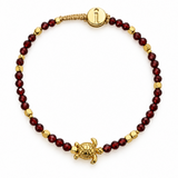BRACELET LULU TURTLE - GARNET