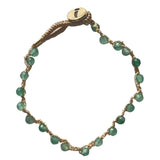 LULU FINE BRACELET - GREEN JADE