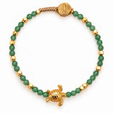 BRACELET LULU TURTLE - GREEN JADE