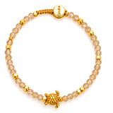 BRACELET LULU TURTLE - CHAMPAGNE QUARTZ