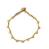 LULU FINE BRACELET - YELLOW JADE