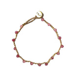 LULU FINE BRACELET - CHERRY QUARTZ
