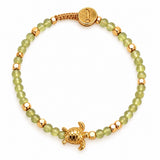 BRACELET LULU TURTLE - PERIDOT