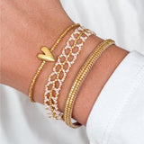 PEGGY 1 HEART BRACELET