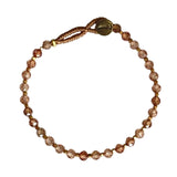 BO ROUND BRACELET - CHAMPAGNE QUARTZ