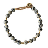 BO M BRACELET - DALMATIAN JASPER