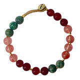BIG BO MIXED BRACELET - B (CHERRY GREEN)