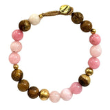 BIG BO MIXED BRACELET - J (PINK BROWN)