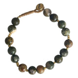 BIG BO BRACELET - FOREST JASPER