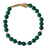 BO M BRACELET - GREEN JADE