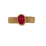 BRACELET BAMBOO JULES - RED CARNELIAN