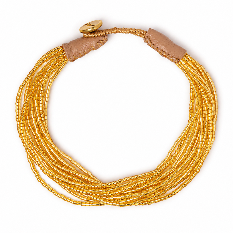 GOLD STRINGS BRACELET