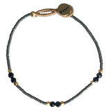LULU BOLD BRACELET - GUNMETAL