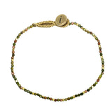 LULU STONE DOT BRACELET - UNAKITE