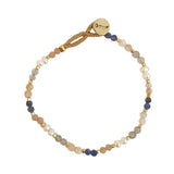 LULU STONE DOT BRACELET - SOFT BLUE
