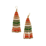 EARRING ALFIE - MIX ORANGE GREEN