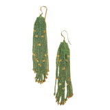 EARRING STAR - GREEN